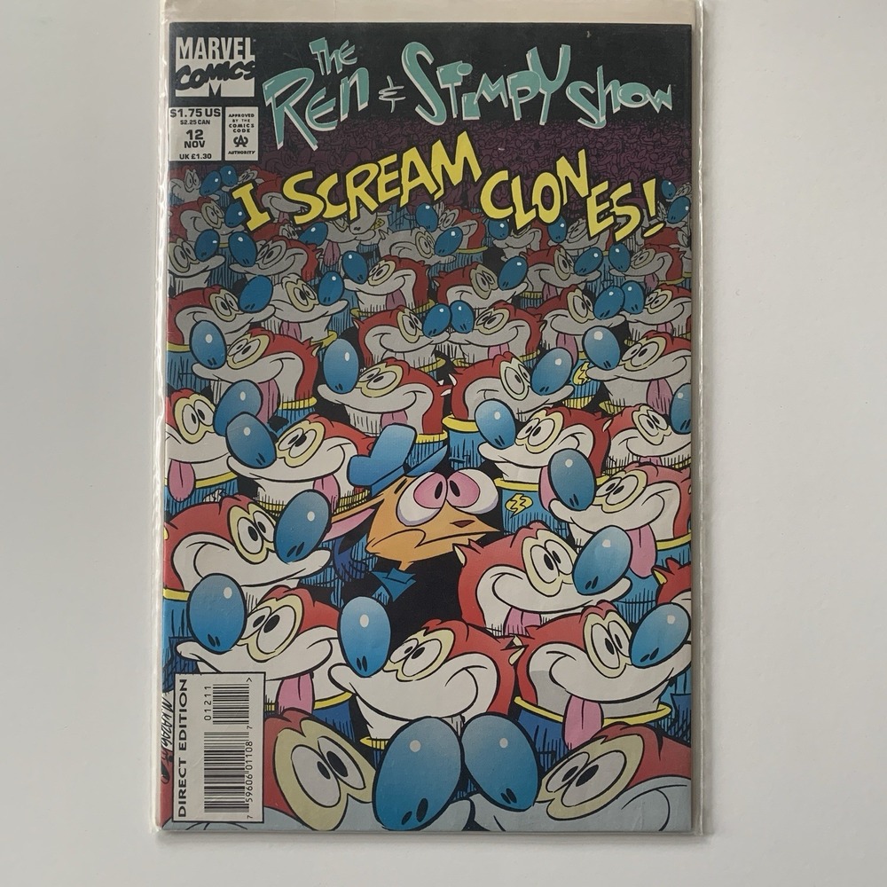 The Ren and Stimpy Show Lot of 6 Marvel Comics #8 #10 #11 #12 #13 #15 Vintage - Picture 6 of 9